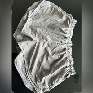 Grey Nike athletic shorts